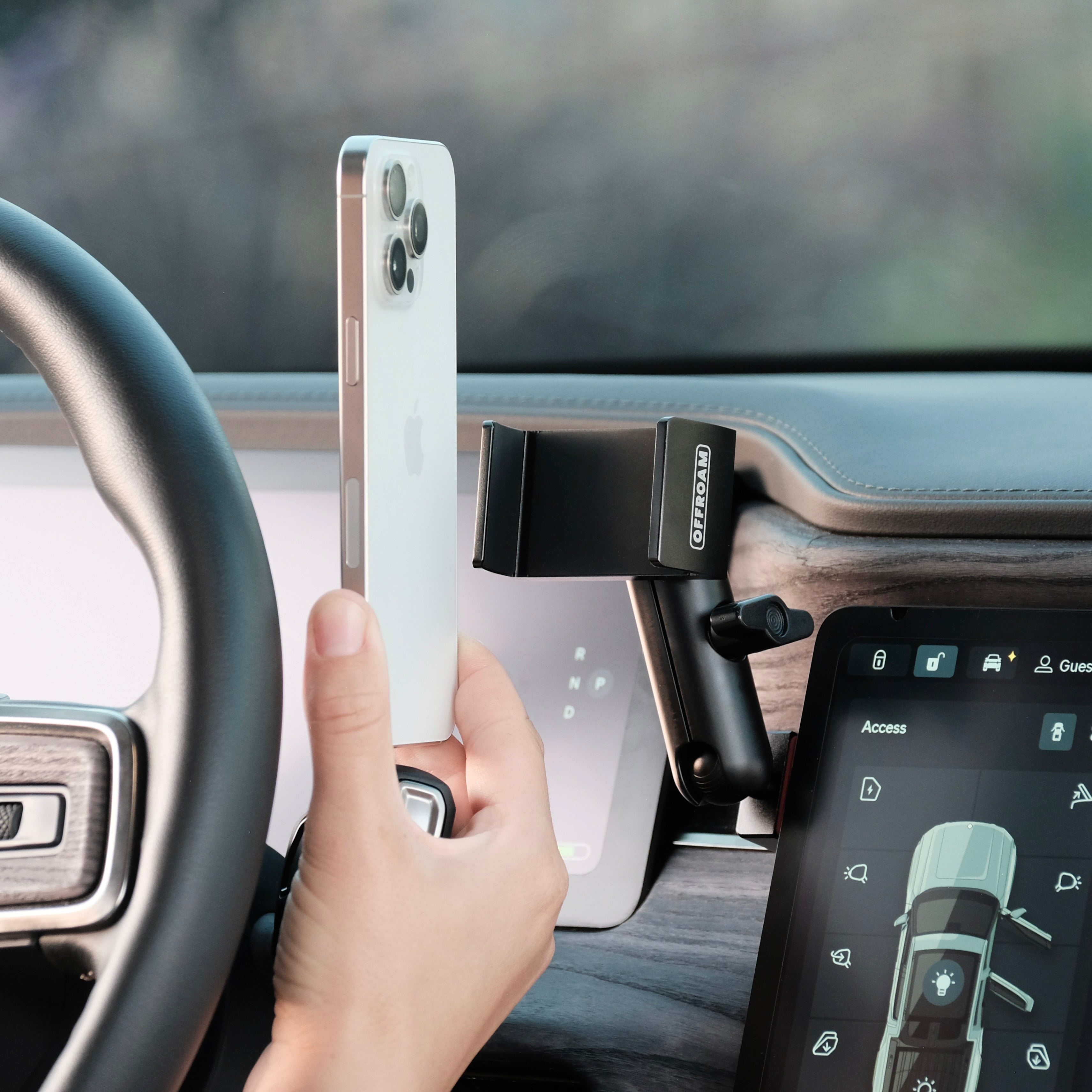Rivian R1T R1S 20222025 Phone Mount