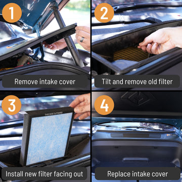 HEPA+Activated Carbon Cabin Air Filter for Rivian R1T & R1S - 0