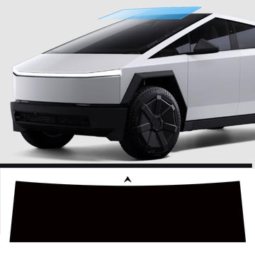 TOProtect Windshield Sun Visor Banner for Tesla Cybertruck | Style & Protection