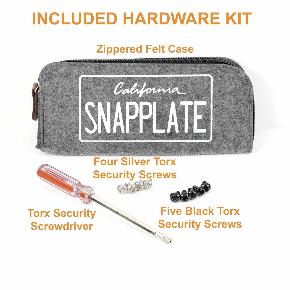 SnapPlate License Plate Mount for Rivian R1T & R1S