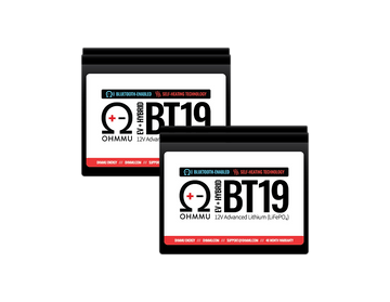OHMMU 12V Sodium Nickel Chloride Battery (w/ Bluetooth) for Rivian R1T & R1S (1-pack or 2-pack)