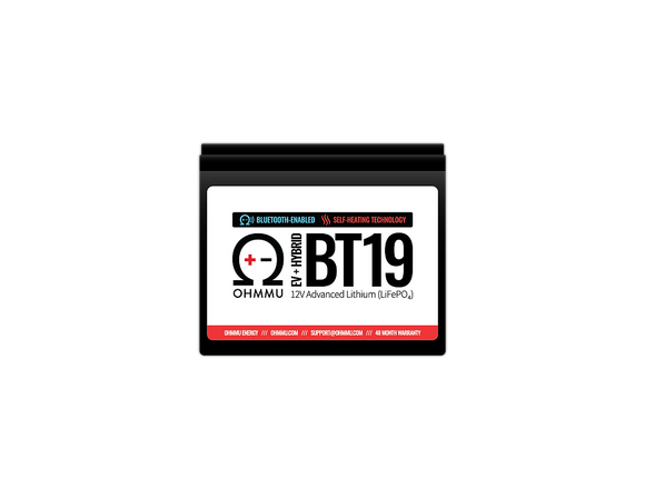 OHMMU 12V Lithium Battery (w/ Bluetooth) for Rivian R1T & R1S (1-pack or 2-pack)