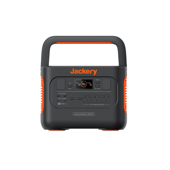Jackery E1000 Plus Portable Power Station + 1 x 100W Mini Solar Panel