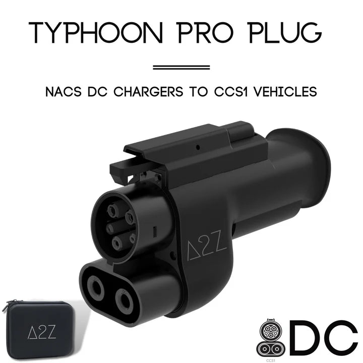 A2Z EV Typhoon Pro | NACS DC to CCS1 Charger Adapter