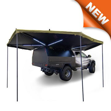 23Zero Peregrine PRO 6 ARM Freestanding 270-Degree Awning - 0