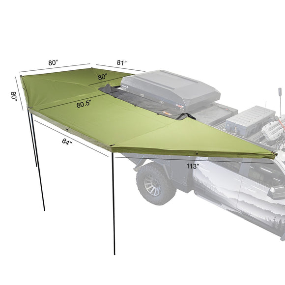 23Zero Peregrine PRO 6 ARM Freestanding 270-Degree Awning