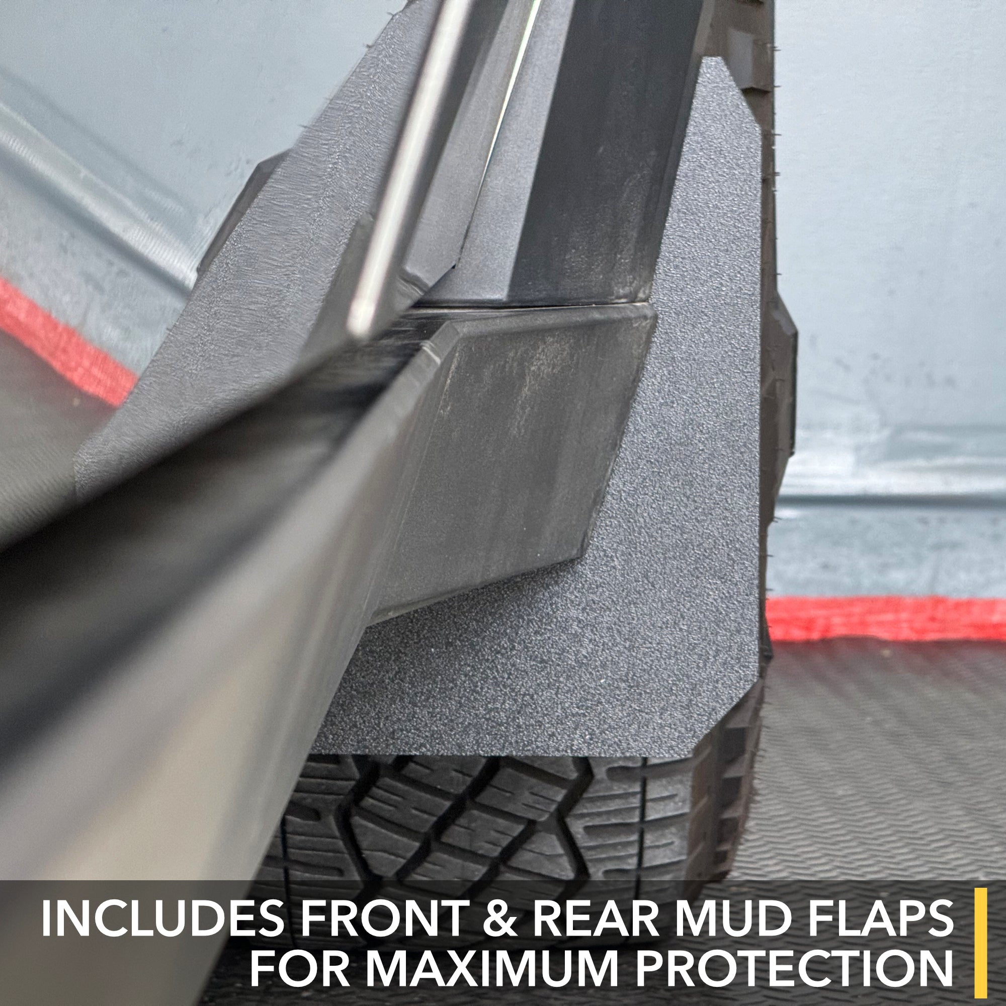 Mud Flaps for Tesla Cybertruck - Front & Rear Splash Guards - 0