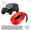 2" Flat Tow Strap "Viper" [WLL 4960/6200/12400 lbs]-1