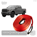 2" Flat Tow Strap "Viper" [WLL 4960/6200/12400 lbs]-4