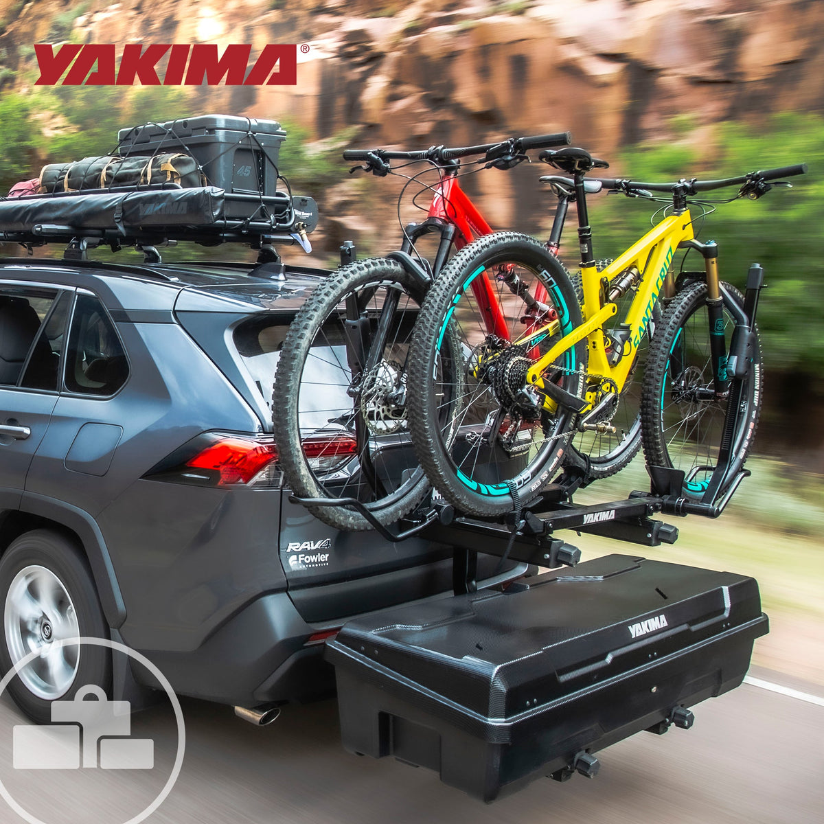 Vfh Rack Yakima EXO GearLocker 10 Cu Ft Vehicle Roof Rack Cargo Box for EXO Swi ...