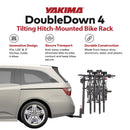 Yakima DoubleDown 4 Tilting Hitch-Mounted Bike Rack for Cars, SUVs, & Trucks-3