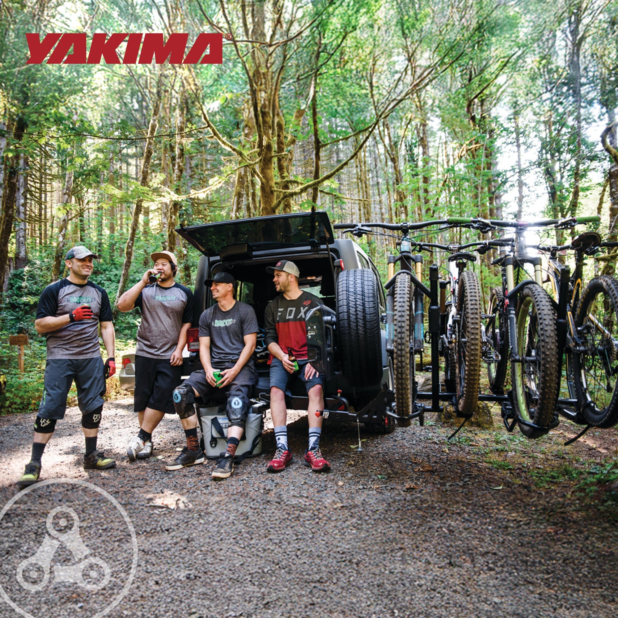 Yakima BackSwing Hitch Rack Swing Away Adapter, Compatible w/HoldUp EVO, Black
