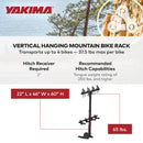 Yakima HangOver 4 Adjustable Vertical Steel Mountain Bike Hitch Rack for 4 Bikes-4