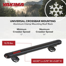 YAKIMA FatCat EVO 6 Skis or 4 Snowboards Mount Roof Rack, Fits T-Slot Crossbars-4