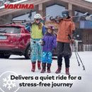 Yakima FreshTrack 6 Universal Car Roof Top Mount Ski and Snowboard Rack, Black-9