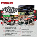 YAKIMA 84 by 54 Inch LockNLoad 3 Bar System Heavy Duty Roof Rack Platform, Black-8