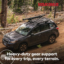 YAKIMA 84 by 54 Inch LockNLoad 3 Bar System Heavy Duty Roof Rack Platform, Black-6