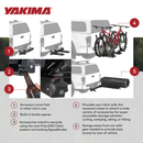 Yakima EXO SwingBase 2 Inch Hitch Base Rack Storage System with HitchLock, Black-5