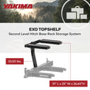 Yakima EXO TopShelf Second Level Hitch Base Rack Storage System with 2 SKS Locks-4