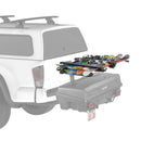 Yakima EXO SnowBank 5 Ski or 4 Snowboard Universal Mount Travel Roof Rack, Black-10