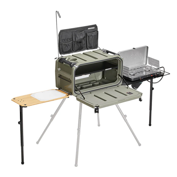 Yakima EXO OpenRange Deluxe Camp Kitchen Cooking Storage System, Gray