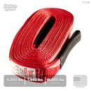 3" Flat Tow Strap "Copperhead" [WLL 7440/9300/18600 lbs]-5