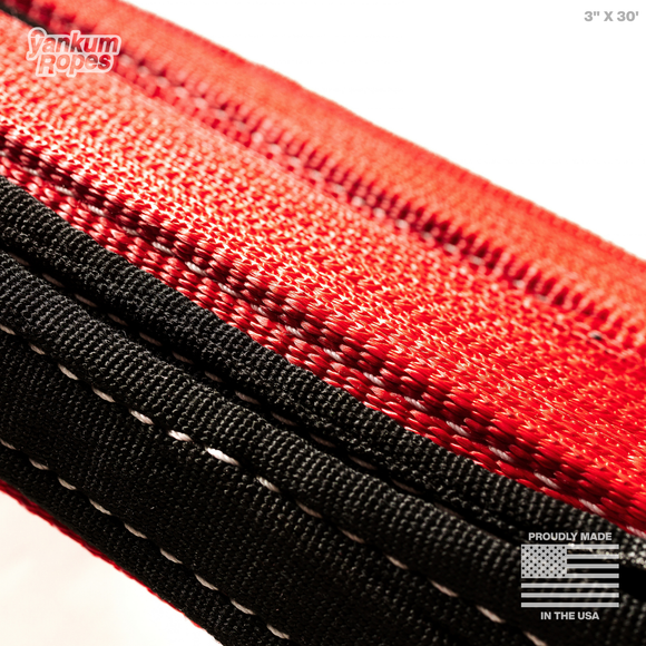 3" Flat Tow Strap "Copperhead" [WLL 7440/9300/18600 lbs]