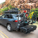 Yakima EXO SwingBase Hitch Base Rack with GearLocker Cargo Box and TopShelf Rack-7