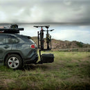 Yakima EXO SwingBase Hitch Base Rack with GearLocker Cargo Box and TopShelf Rack-9