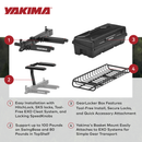 Yakima EXO SwingBase, GearLocker Box, TopShelf Rack and GearWarrior Basket Mount-3