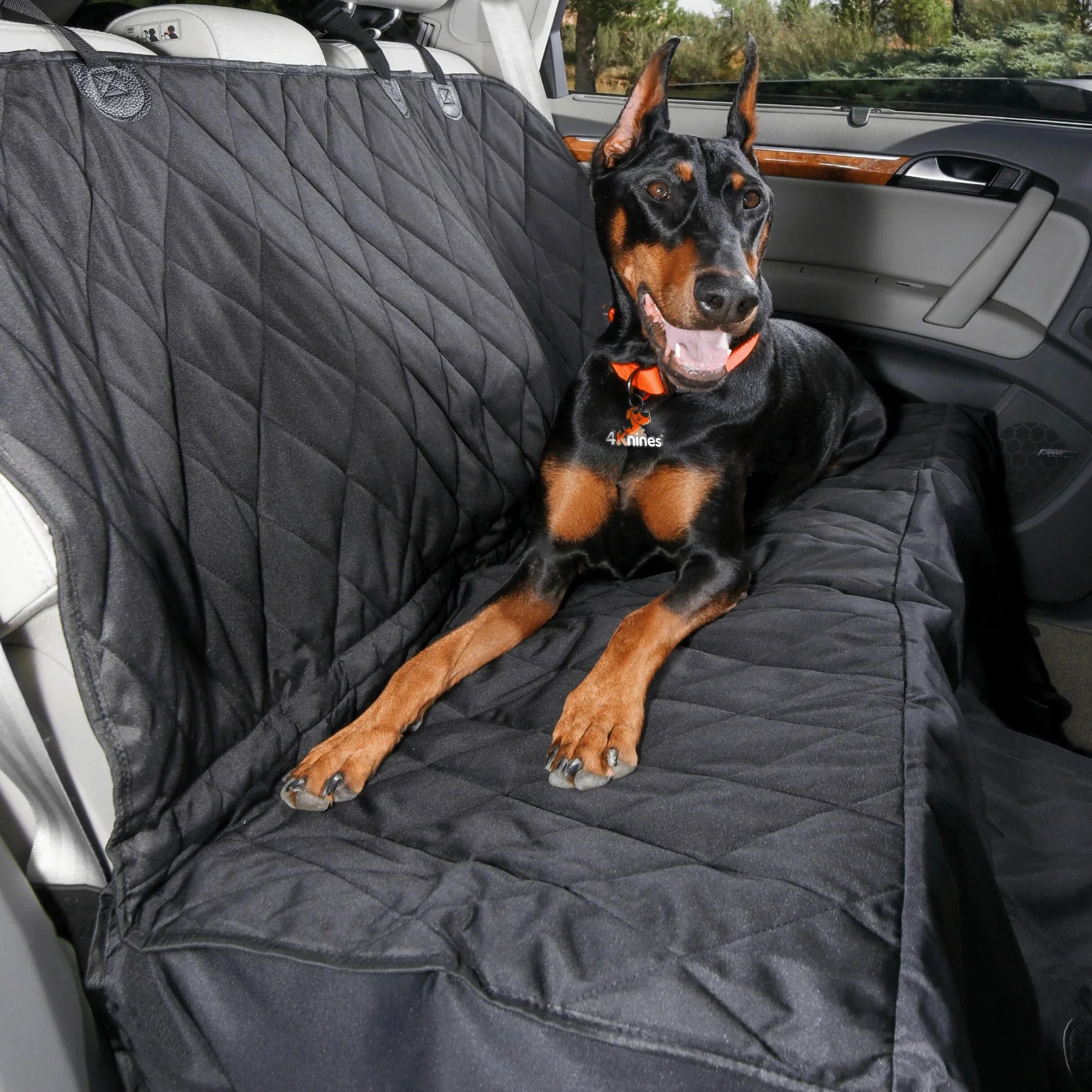 Dog Rear Seat Cover with Hammock - 0