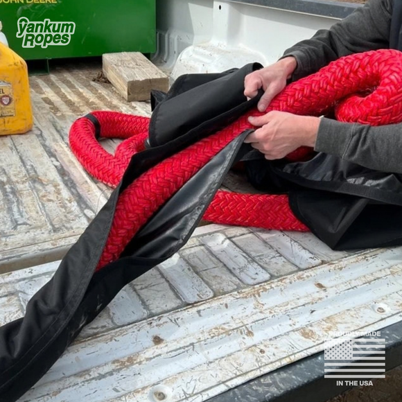 Full-Length Chafe Sleeve for Kinetic Recovery Ropes