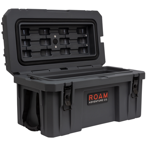 ROAM 52L Rugged Case — medium heavy-duty storage box in Slate gray color