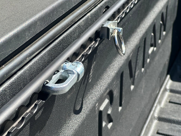 Truck Bed L-Track system for Rivian R1T