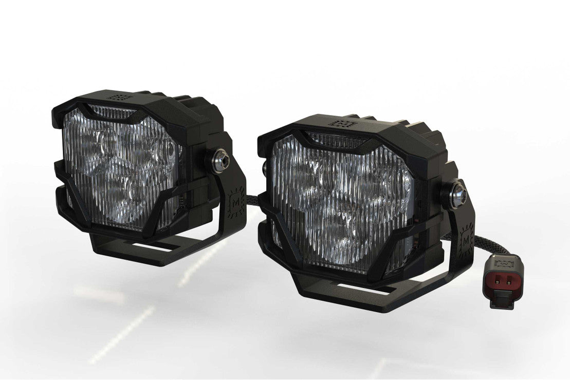Morimoto 4Banger LED Pods: NCS Wide Beam (Pair)