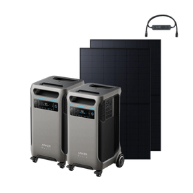 Anker 2 × Anker SOLIX F3800 + Double Power Hub + 2 × 405W Rigid Solar Panel