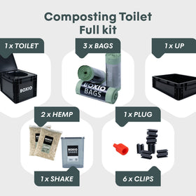 Composting Toilet Starter Kit | BOXIO - TOILET MAX+ - 0