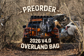 Series II Overland spare tire tailgate bag