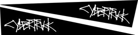 Cybertruck Logo Bedside Panel Decals For The 2023-2024 Tesla Cybertruck (x2)
