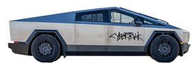 Cybertruck Door Decals For The 2023-2024 Tesla Cybertruck (x2) - 0