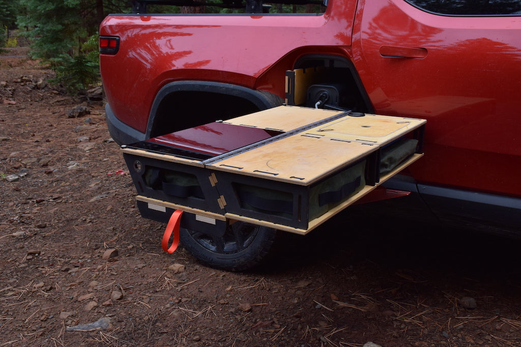 Rivian R1T - Camp Kitchen with Gear Sled-4