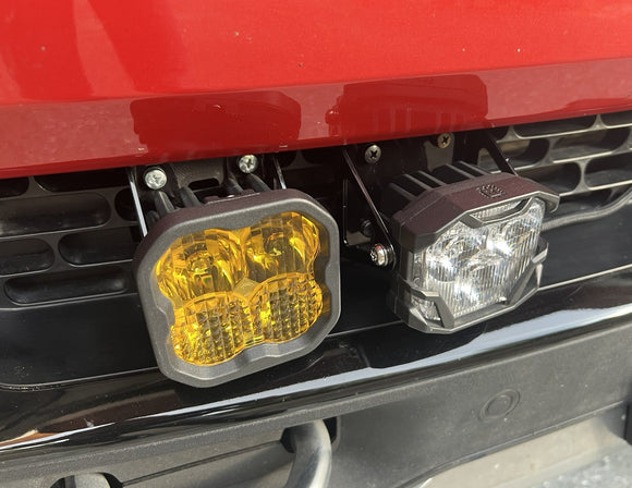 R1 Grille Mount Light Brackets + Trigger 4Plus mount