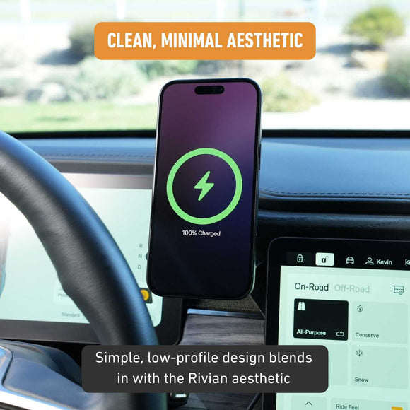 Phone Holder for Rivian R1T and R1S, Adjustable