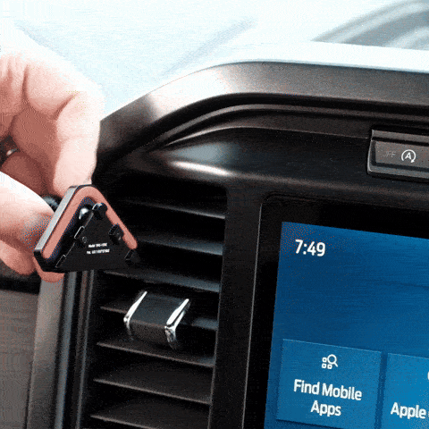 Ford F-150 2021-2025 | F-250/F-350 2023-2025 | F-150 Lightning (XL & PRO) 2022-2024 Phone Mount - 0