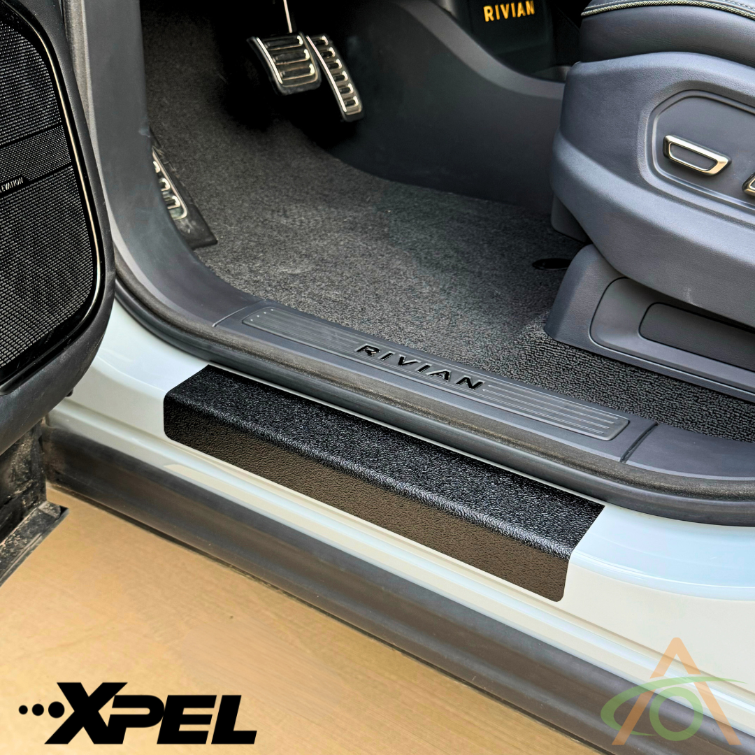 Ultra-Tough Xpel Armor Door Sill Protection for Rivian R1T or R1S