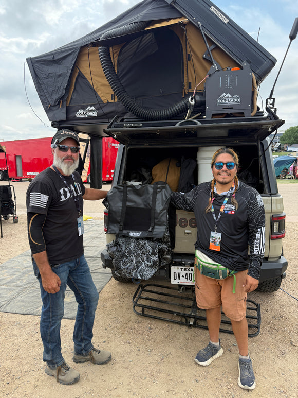 Series II Overland spare tire tailgate bag