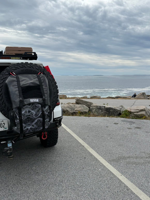 Series II Overland spare tire tailgate bag