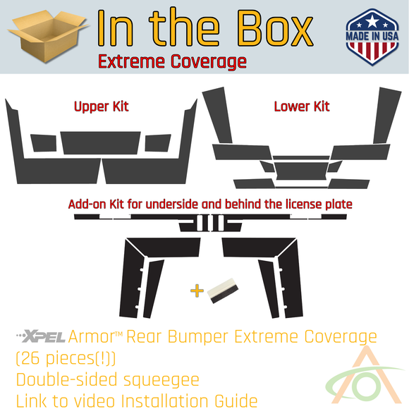 Ultra-Tough Xpel Armor Rear Bumper Protection for Cybertruck