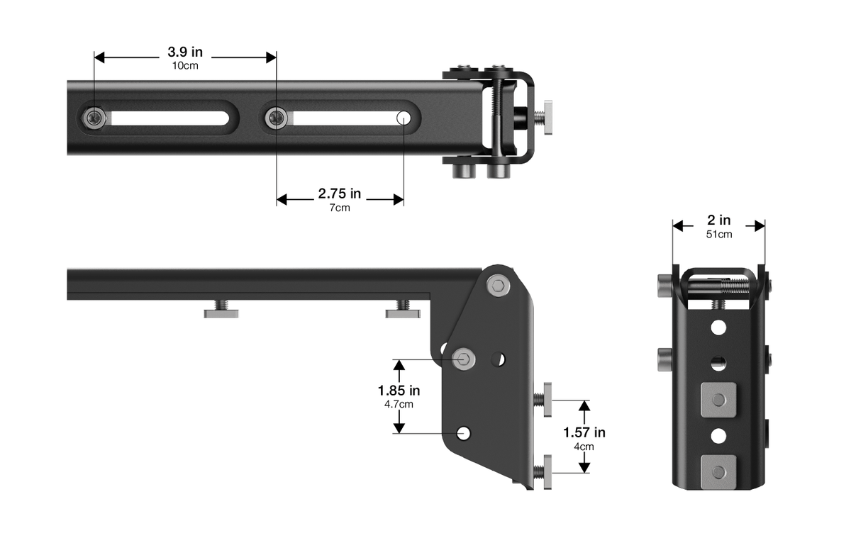 Crosswing Side Mount Kit | electruck4x4.com