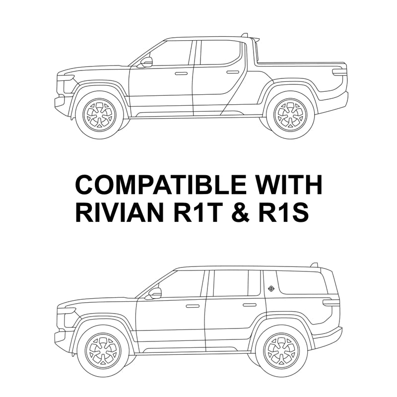 Tinted Tail Light Protection Film (PPF) for Rivian R1S